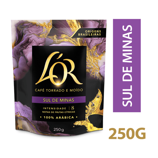 Café Torrado e Moído L'OR Sul de Minas 250g