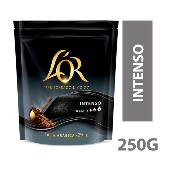 Café Torrado e Moído L'OR Intenso 250g