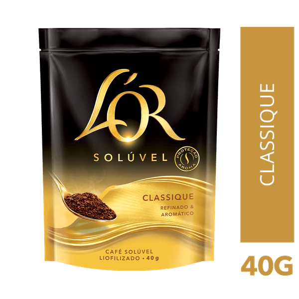 Café Solúvel L'OR Classique Sachê 40g